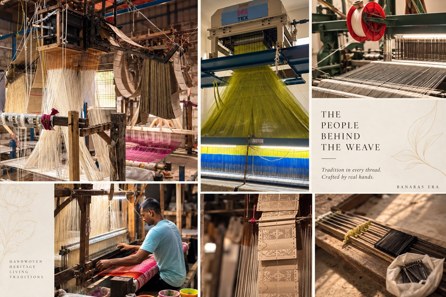 The people behind the weave: looms, threads and weavers of Banaras