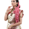 Ivory Semi-Katan Banarasi Saree - view 2