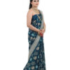 Pure Viscose Khaddi Georgette Saree - view 2
