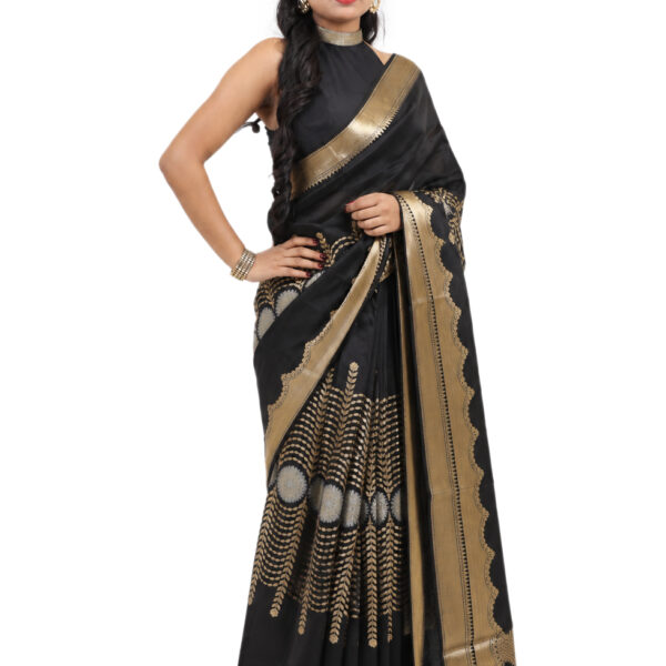 Pure Viscose Patola Saree - view 1