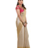 Golden Pure Tissue Brocade Saree - view 2