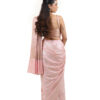 Baby Pink Semi-Katan Banarasi Saree - view 3