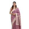 Ganga Ghat Mashroo Silk Saree - view 3