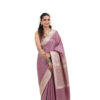 Ganga Ghat Mashroo Silk Saree - view 4