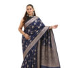 Elegant Semi-Katan Silk Saree - view 3